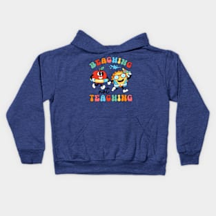 Beaching Not Teaching, Last Day Of School, School's Out For Summer Kids Hoodie